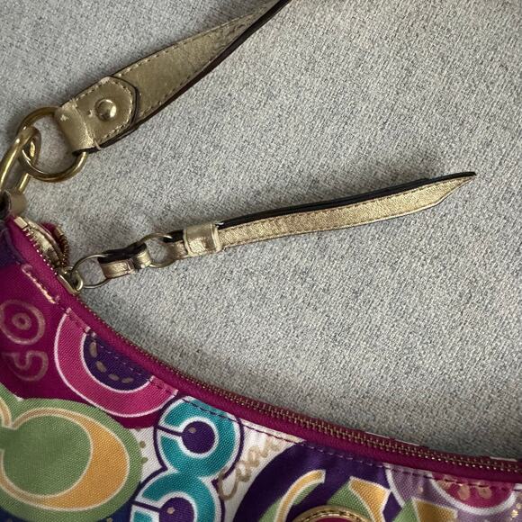 Vintage Y2K Poppy Coach Bag in Rainbow Graffiti - Picture 7 of 12